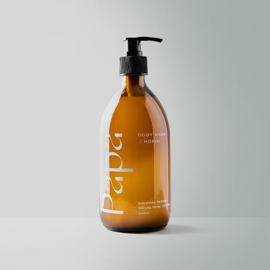 A Rongoā Māori Body Wash for men called Horoi by Papa Skincare
